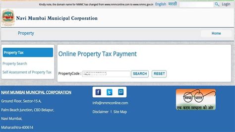 nmmc pis|Online Property Tax Payment .